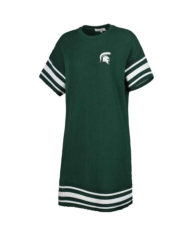 Women's Touch Green Michigan State Spartans Cascade T-shirt Dress
