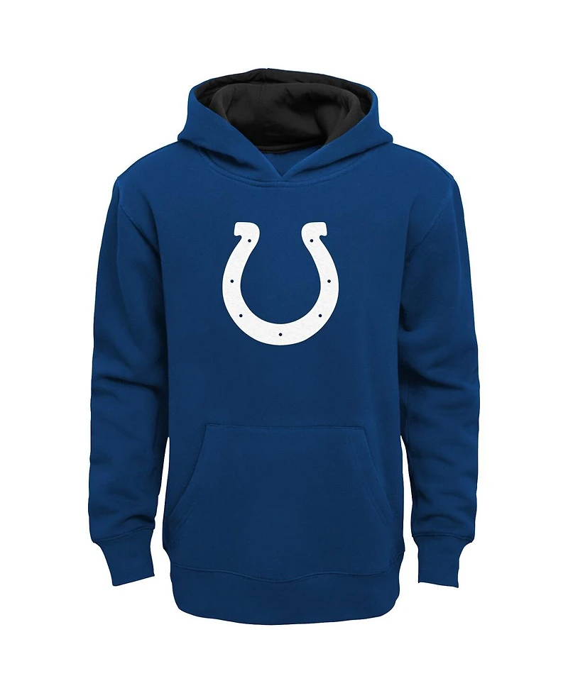 Big Boys Royal Indianapolis Colts Prime Pullover Hoodie