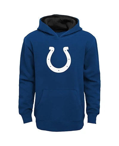 Big Boys Royal Indianapolis Colts Prime Pullover Hoodie