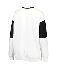 Women's Gameday Couture White Iowa Hawkeyes It's A Vibe Dolman Pullover Sweatshirt