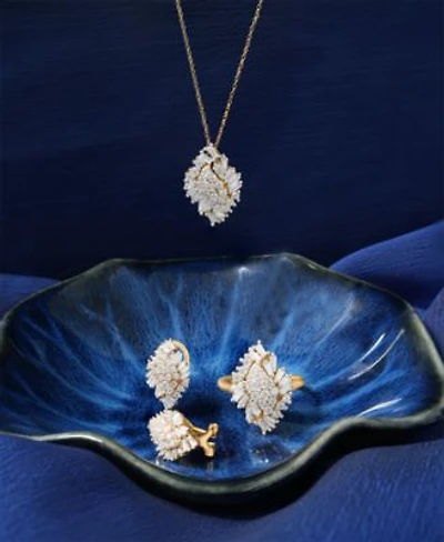 Wrapped In Love Diamond Baguette Round Diamond Cluster Jewelry Collection In 14k Gold Created For Macys