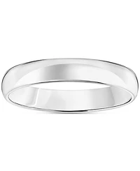 Men's Polished Comfort Fit Wedding Band in Platinum