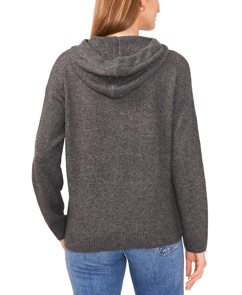 Vince Camuto Women's Cozy Hooded Pullover Sweater