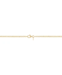 Diamond Mini Cluster Station 18" Collar Necklace (1/5 ct. t.w.) in 14k Gold-Plated Sterling Silver