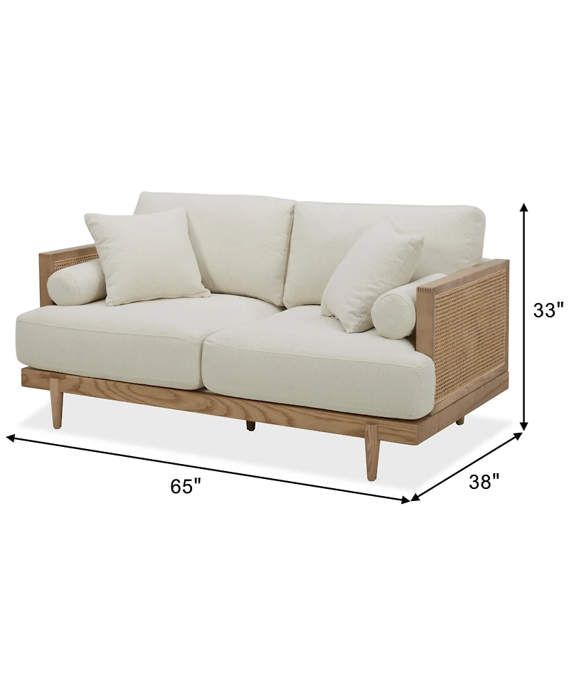 Closeout! Kellsie 65" Fabric Loveseat, Created for Macy's