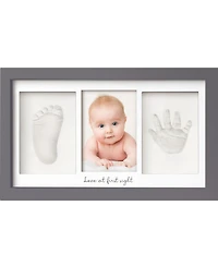 Duo Baby Hand and Footprint Kit, Handprint Newborn Photo Frame, Keepsake for New Mom