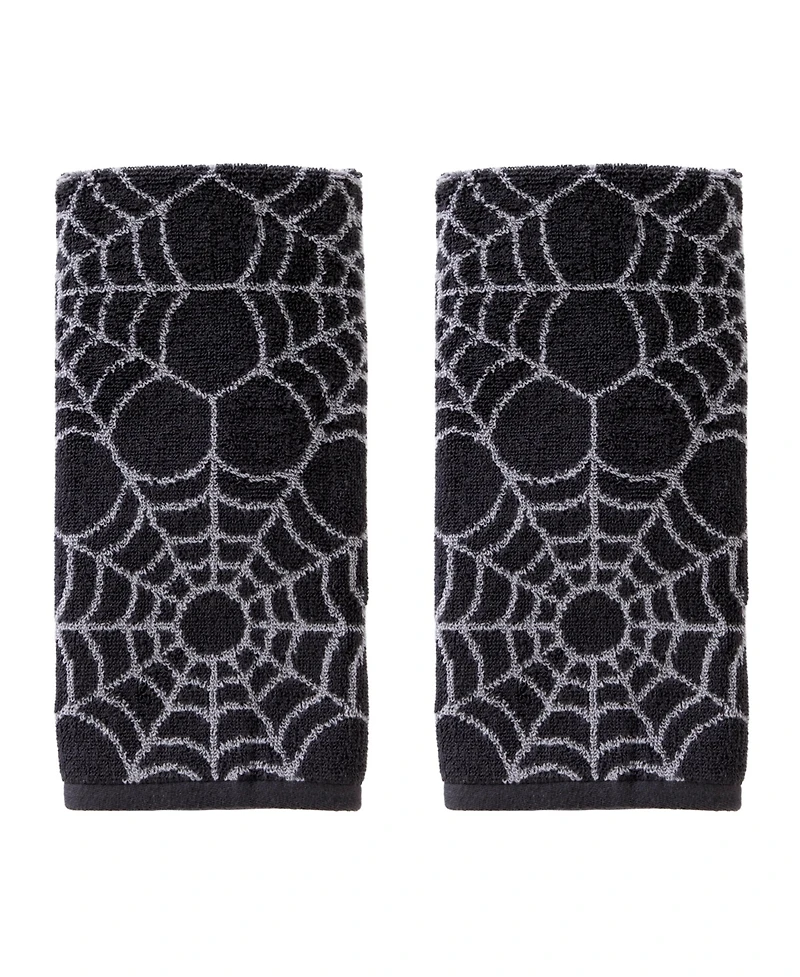 Skl Home Spider Web Cotton 2 Piece Hand Towel Set