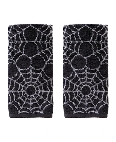 Skl Home Spider Web Cotton 2 Piece Hand Towel Set
