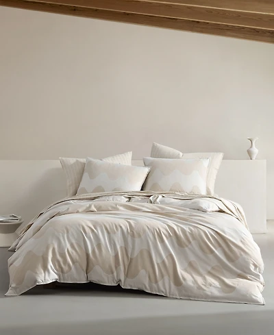 Closeout! Marimekko Lokki Cotton 3 Piece Duvet Cover Set