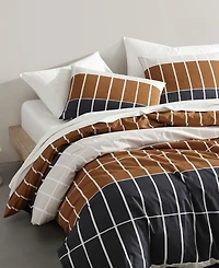 Marimekko Tiiliskivi Raita Cotton 3 Piece Duvet Cover Set