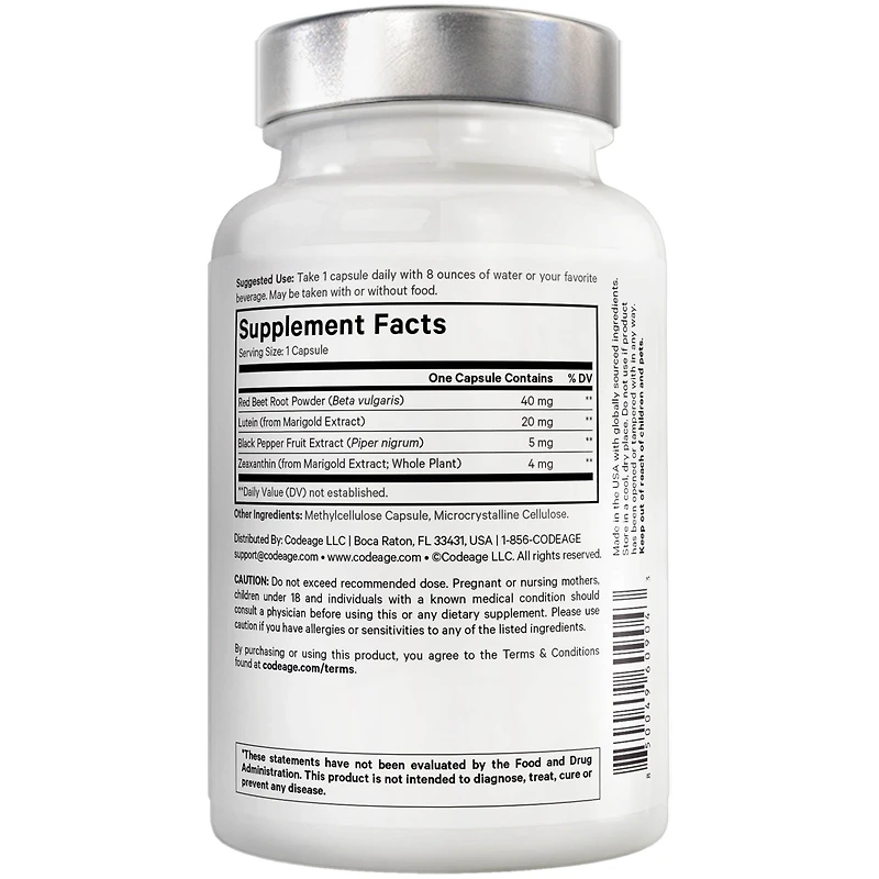 Amen Eyes Lutein Zeaxanthin Supplement - Eyes Vitamins