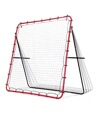 Net Playz Soccer Rebounder, Soccer Gifts, Kids Teens Football Games, Kick back Practice Net for Skill Training, 5' x 5'