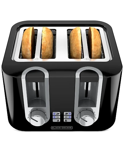 Black & Decker 4-Slice Wide-Slot High-Lift Toaster