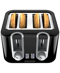 Black & Decker 4-Slice Wide-Slot High-Lift Toaster