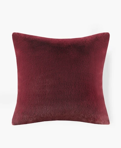 Croscill Sable Solid Faux Fur Decorative Pillow, 20" x