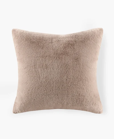 Croscill Sable Solid Faux Fur Decorative Pillow, 20" x