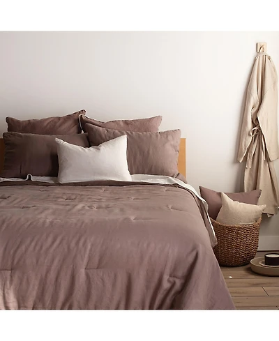 French Linen Comforter & Sham Set - Full/Queen