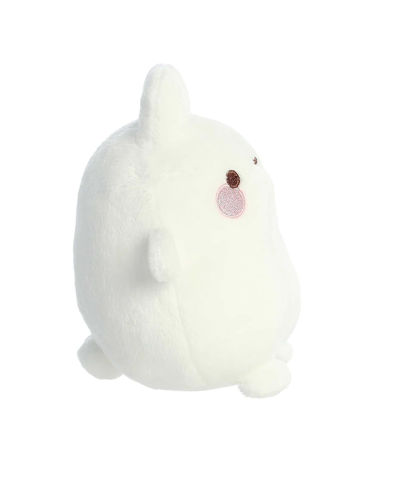 Aurora Mini Molang Playful Plush Toy White 5"