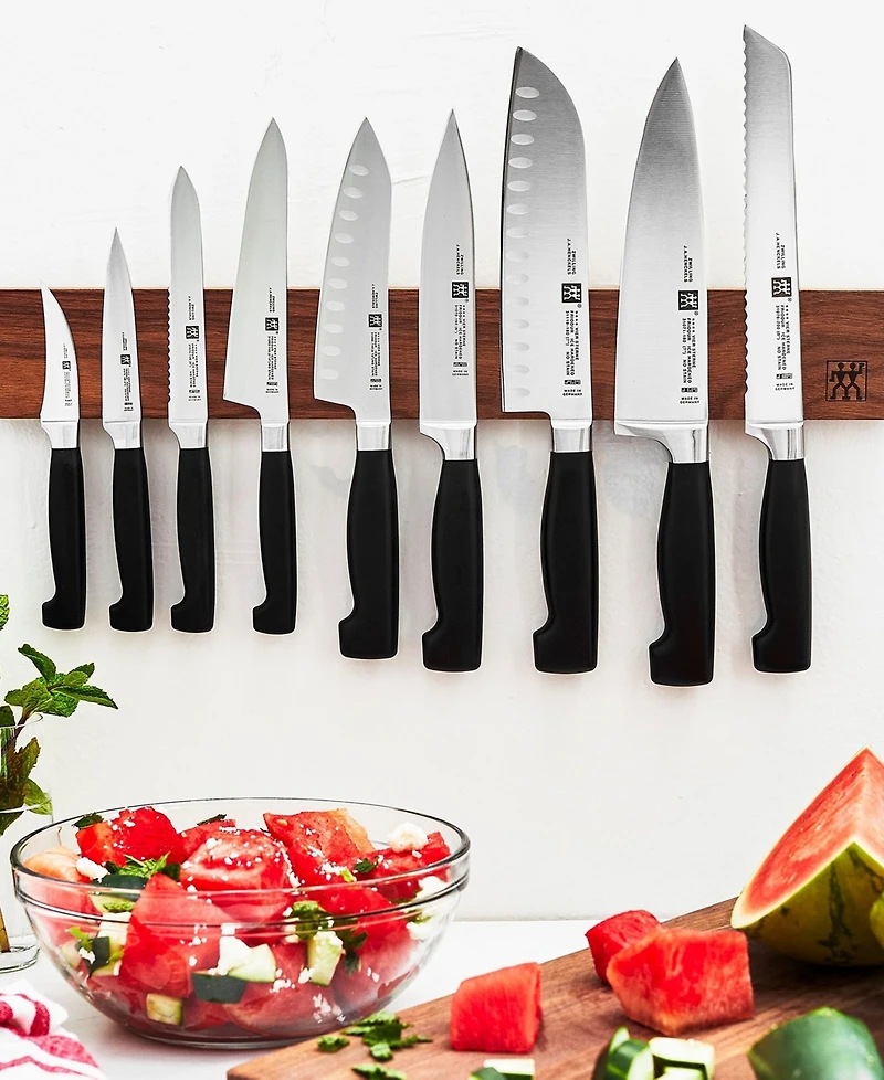 Zwilling Four Star 7" Hollow Edge Santoku Knife