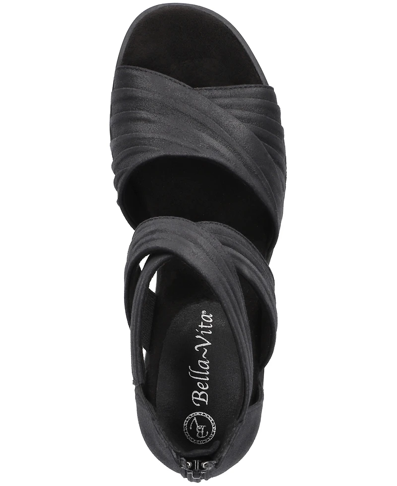 Bella Vita Women's Quinnell Block Heel Sandals