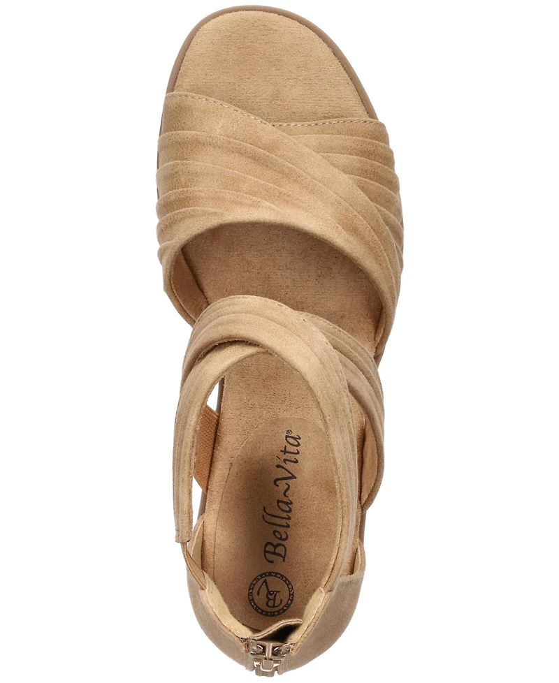 Bella Vita Women's Quinnell Block Heel Sandals