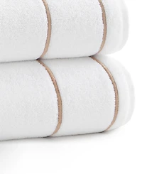 Cassadecor Bowery Stripe Cotton Wash Towel, 13" x 13"