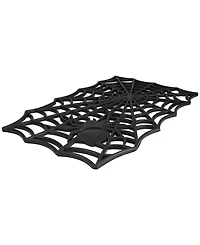 Spider Web Rectangular Halloween Doormat, 18" x 30"