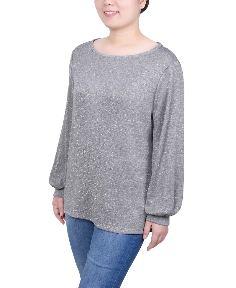Ny Collection Women's Long Sleeve Tunic Top