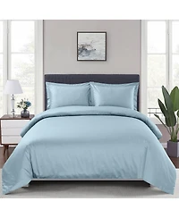 100% Viscose from Bamboo Duvet Cover Set, Full/Queen