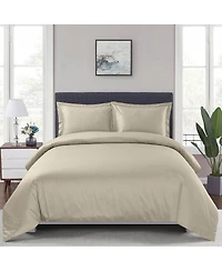 100% Viscose from Bamboo Duvet Cover Set, Full/Queen