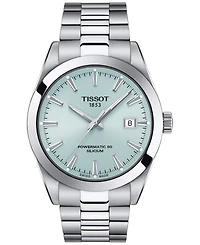Tissot Men's Swiss Automatic Gentleman Powermatic 80 Silicium Stainless Steel Bracelet 40mm