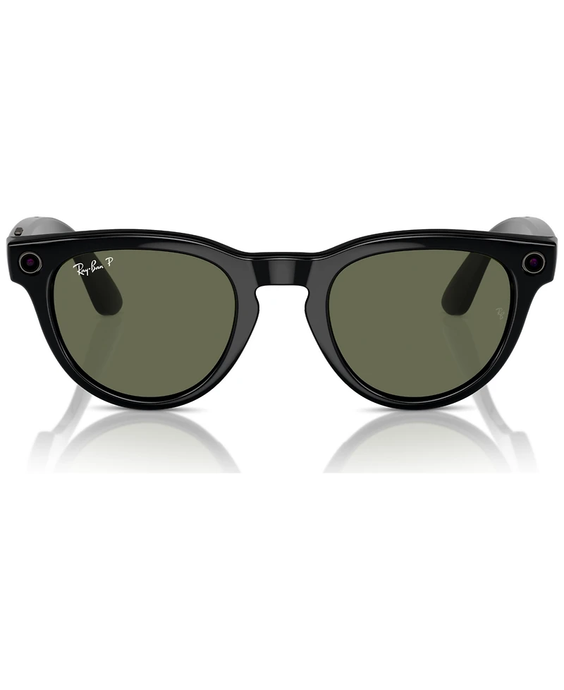 Ray-Ban Unisex Ai Meta Gen1 Headliner Polarized Sunglasses, RW4009
