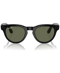 Ray-Ban Unisex Ai Meta Gen1 Headliner Polarized Sunglasses, RW4009