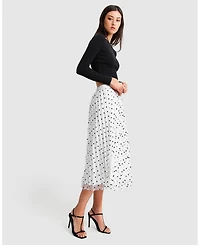 Belle & Bloom Women's Mixed Feeling Reversible Skirt