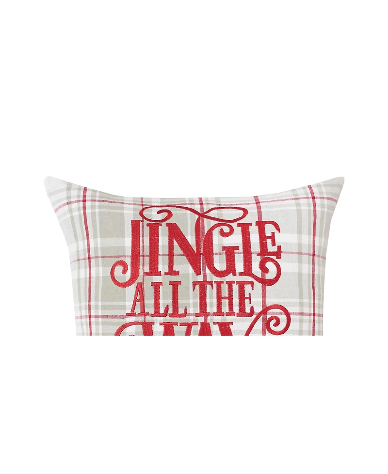 Jingle All The Way Printed Throw Pillow