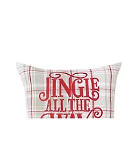 Jingle All The Way Printed Throw Pillow