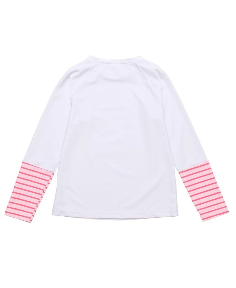 Toddler, Child Girls Palm Island Sustainable Ls Rash Top