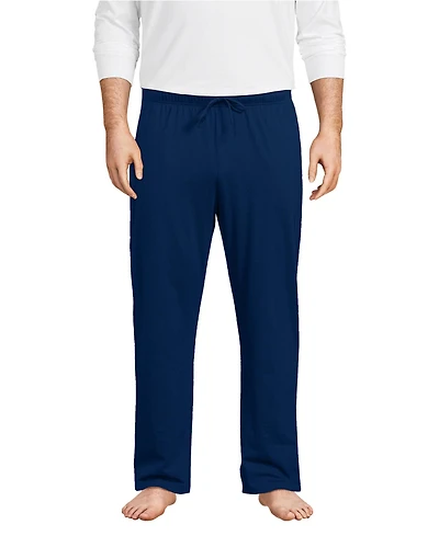 Lands' End Big & Tall Knit Jersey Sleep Pants