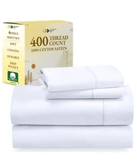Soft Cotton Sheet Set 400 Thread Count 100 Cotton Sateen