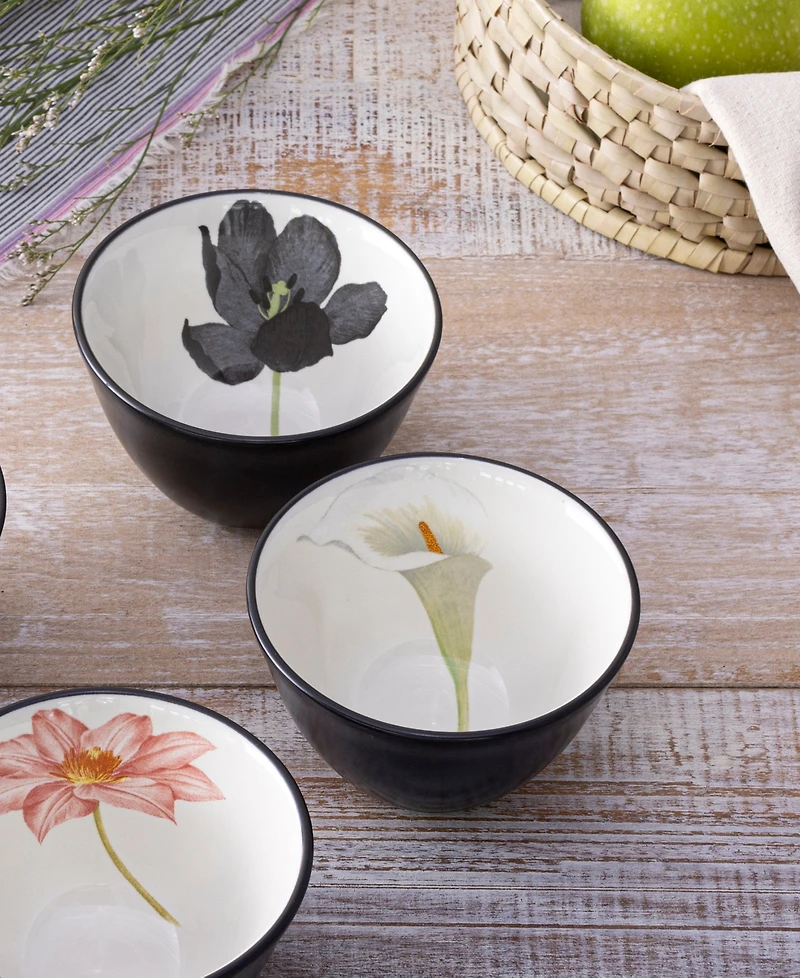 Noritake Colorwave Floral Set of 4 Mini Bowls