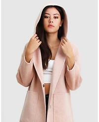 Belle & Bloom Women's Walk This Way Wool Blend Oversized Coat