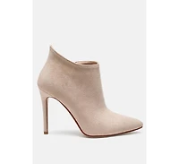 Nyxa Womens Stiletto Ankle Boot