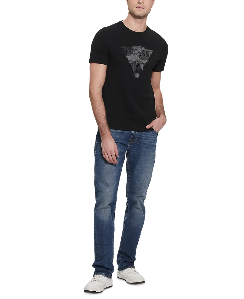 Guess Men's Eco Triangle Crewneck Tee