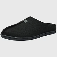 Alpine Swiss Mens Felt Faux Wool Clog Slippers Comfortable Cushion House Shoes