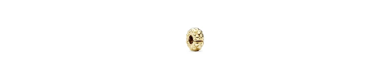 Pandora 14k Gold-Plated Unique Metal Blend Studded Fixed clips charm