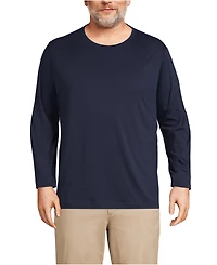 Lands' End Big & Tall Long Sleeve Supima Tee