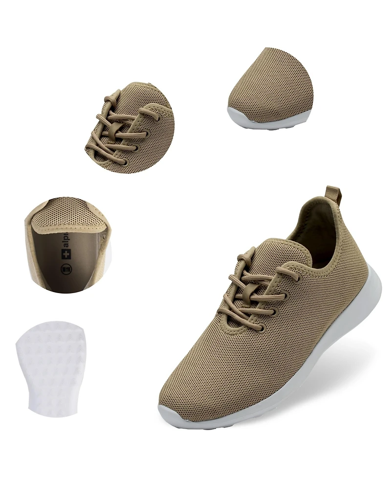 Alpine Swiss Men's AlpineSwiss Knit Fashion Sneakers Lightweight Athletic Walking Tennis Shoes