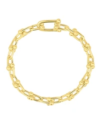 And Now This Silver-Plated or 18K Gold-Plated Ball Link Bracelet