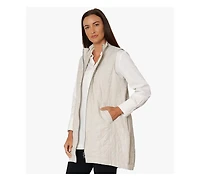 Stella Carakasi Women's Two-Way Zip Lightly Padded Water-Repellent On The Go Vest