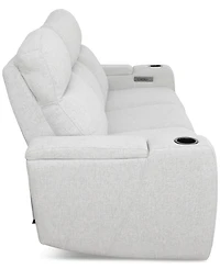 Greymel 84" Zero Gravity Fabric Sofa with Power Headrests, Created for Macy's